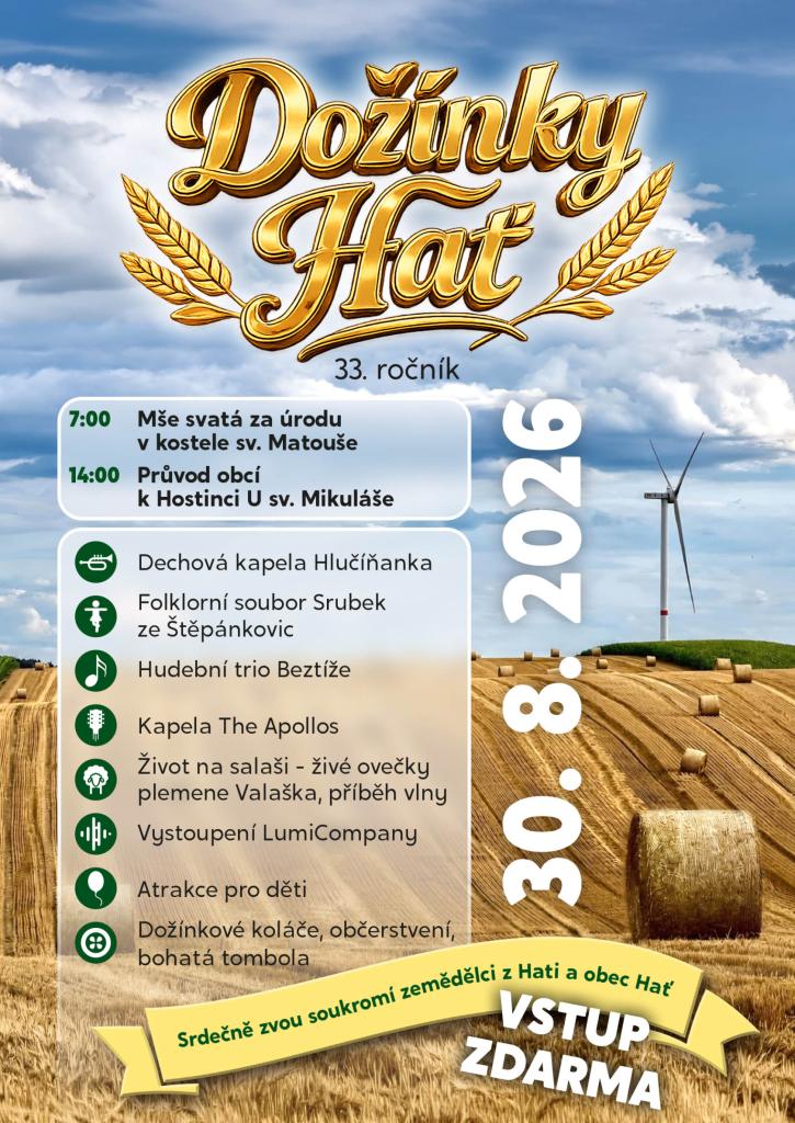 dožínky 2026